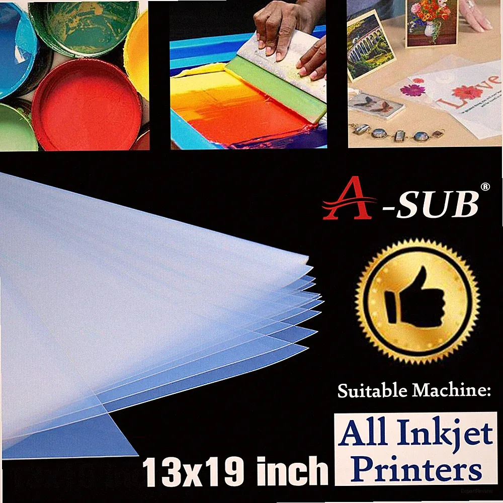 200 PK Waterproof Inkjet Film 13x19 Screen Printing Milky Transparency Positive
