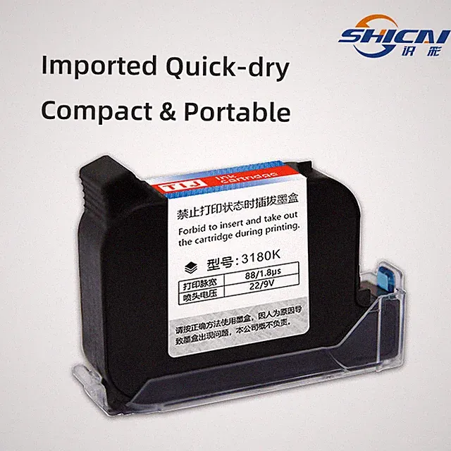 3 PCS universal ink cartridges for handheld inkjet printers for quick drying