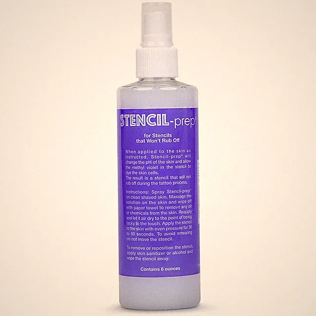 8 Oz Temporary Tattoo Stencil Solution Vegan Friendly Made in USA Patented Fo...