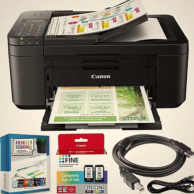 Canon PIXMA TR4720 All-In-One Wireless Printer with Auto Document Feeder, Mobile