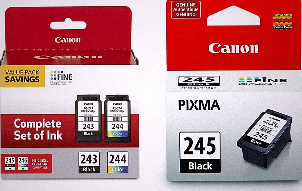 Ink Cartridge Compatibility Bundle for Select Pixma Printers