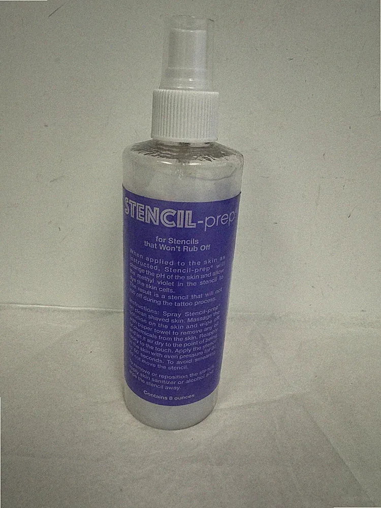InkJet Stencil-Prep 8oz Bottle Tattoo Stencils NEW