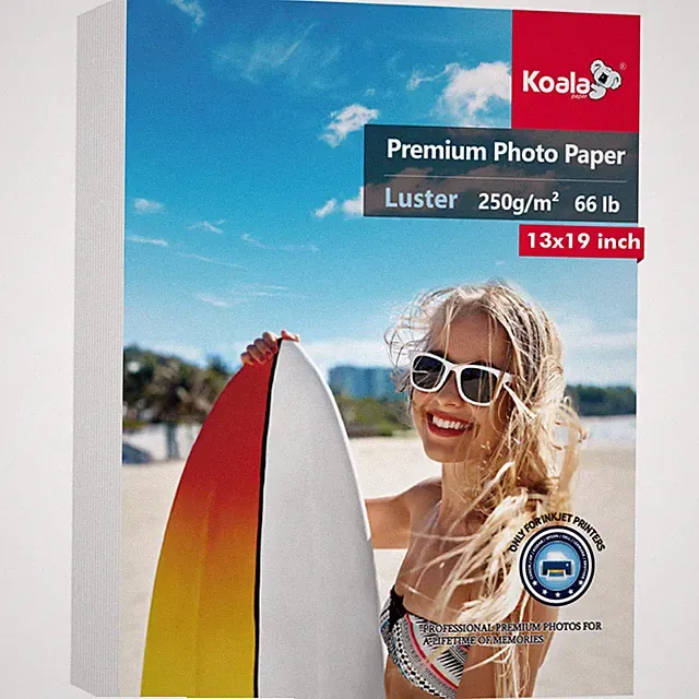 Lot 50-300Ct Koala Premium Luster Photo Paper 13x19 A3+ 66lb 250g Inkjet Printer