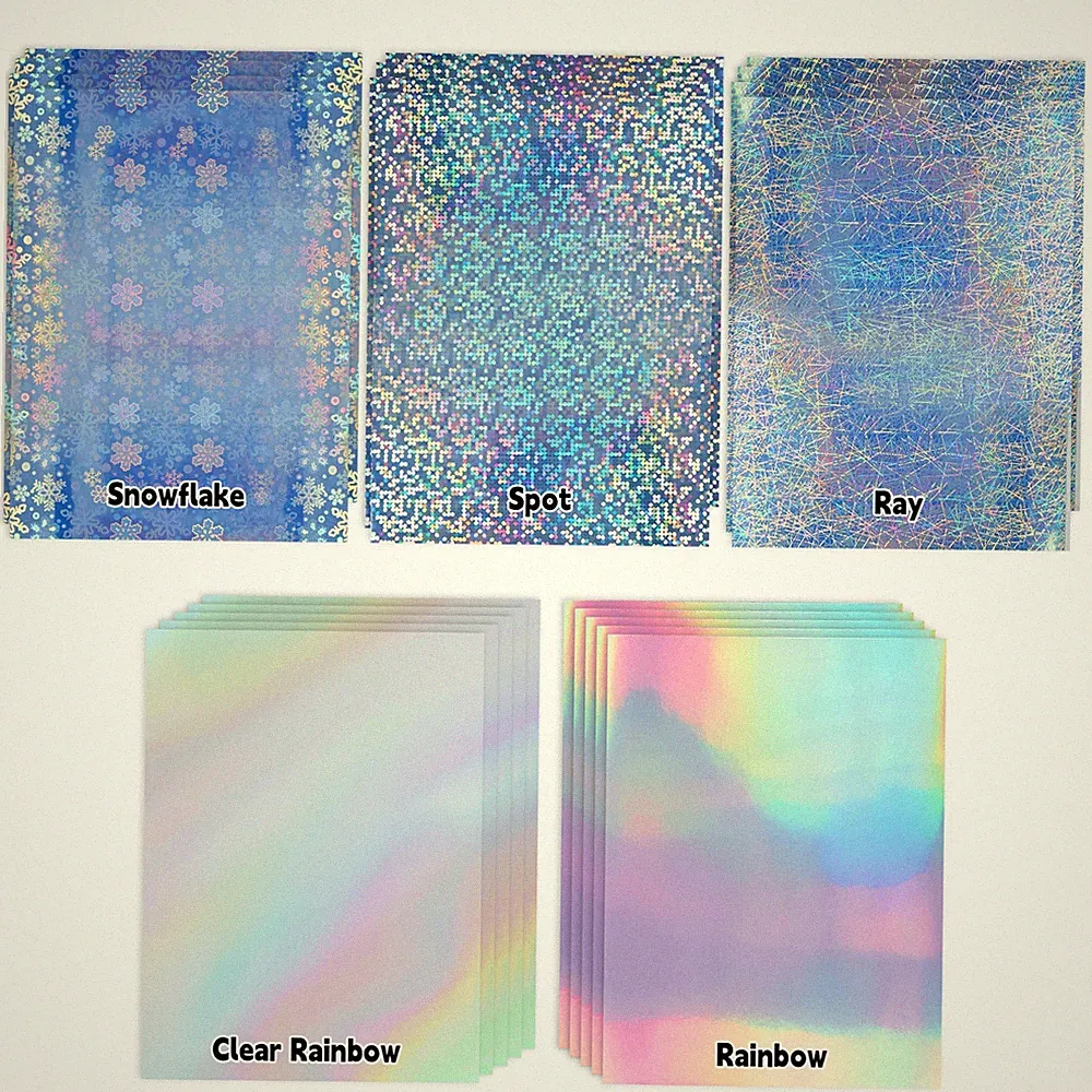 Lot Variety Patterns - Koala Holographic Vinyl Sticker Paper for Inkjet Laser