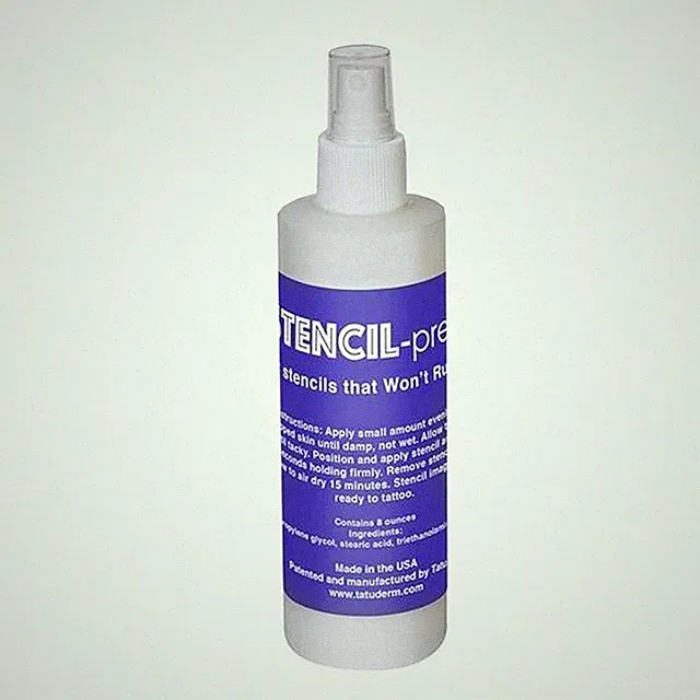 Stencil Prep Spray 8oz Bottle Inkjet Tattoo Stencils Printing Transfer